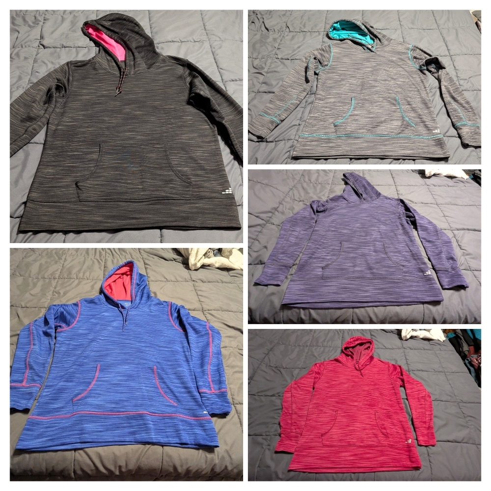 🔥🔥Bundle Deal 5 BCG Hoodies Size Large Polyester Lined Unisex
